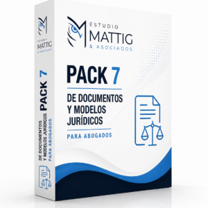 pack 7 de documentos y modelos jurídicos para abogados